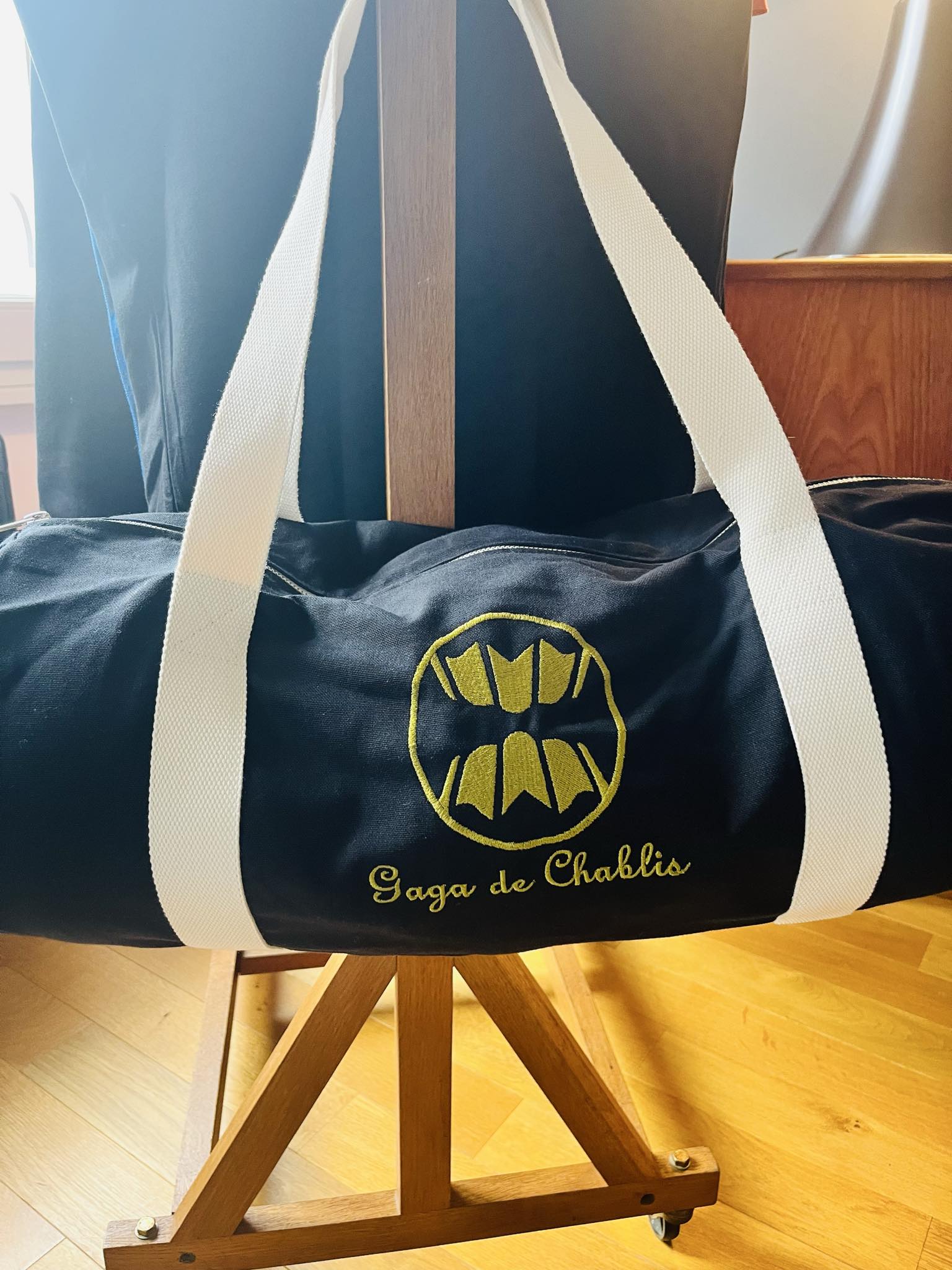 Sac Polochon / Marin en Toile résistante- Fabriqué en France - Broderie Auxerre – Image 3