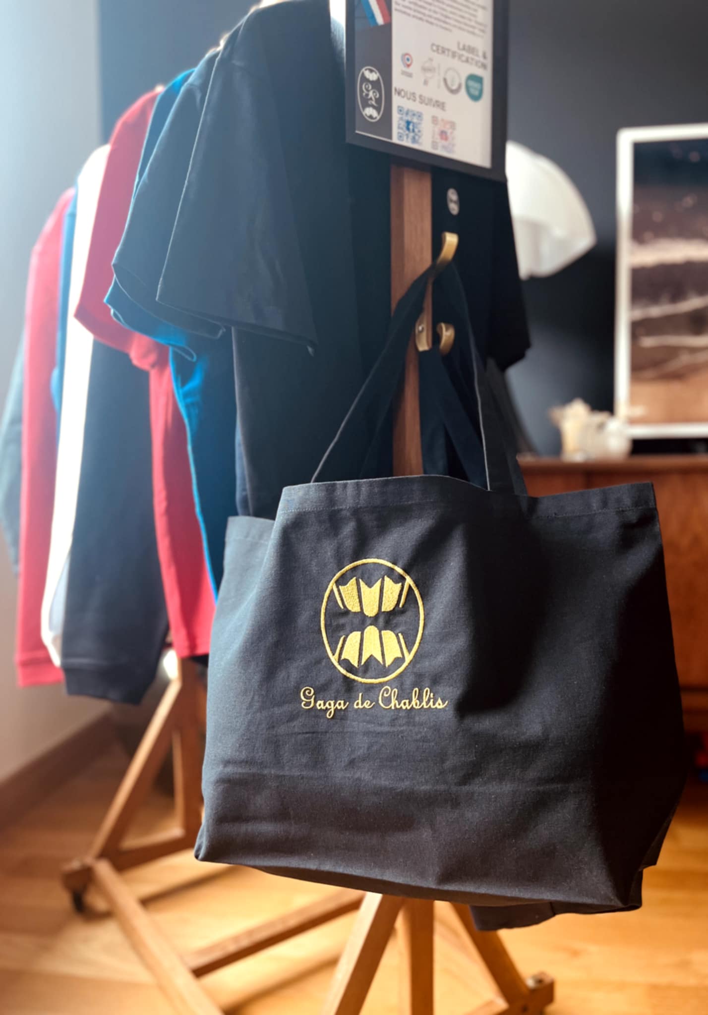 Sac Cabas en Toile résistante - Fabriqué en France - Broderie Auxerre – Image 3