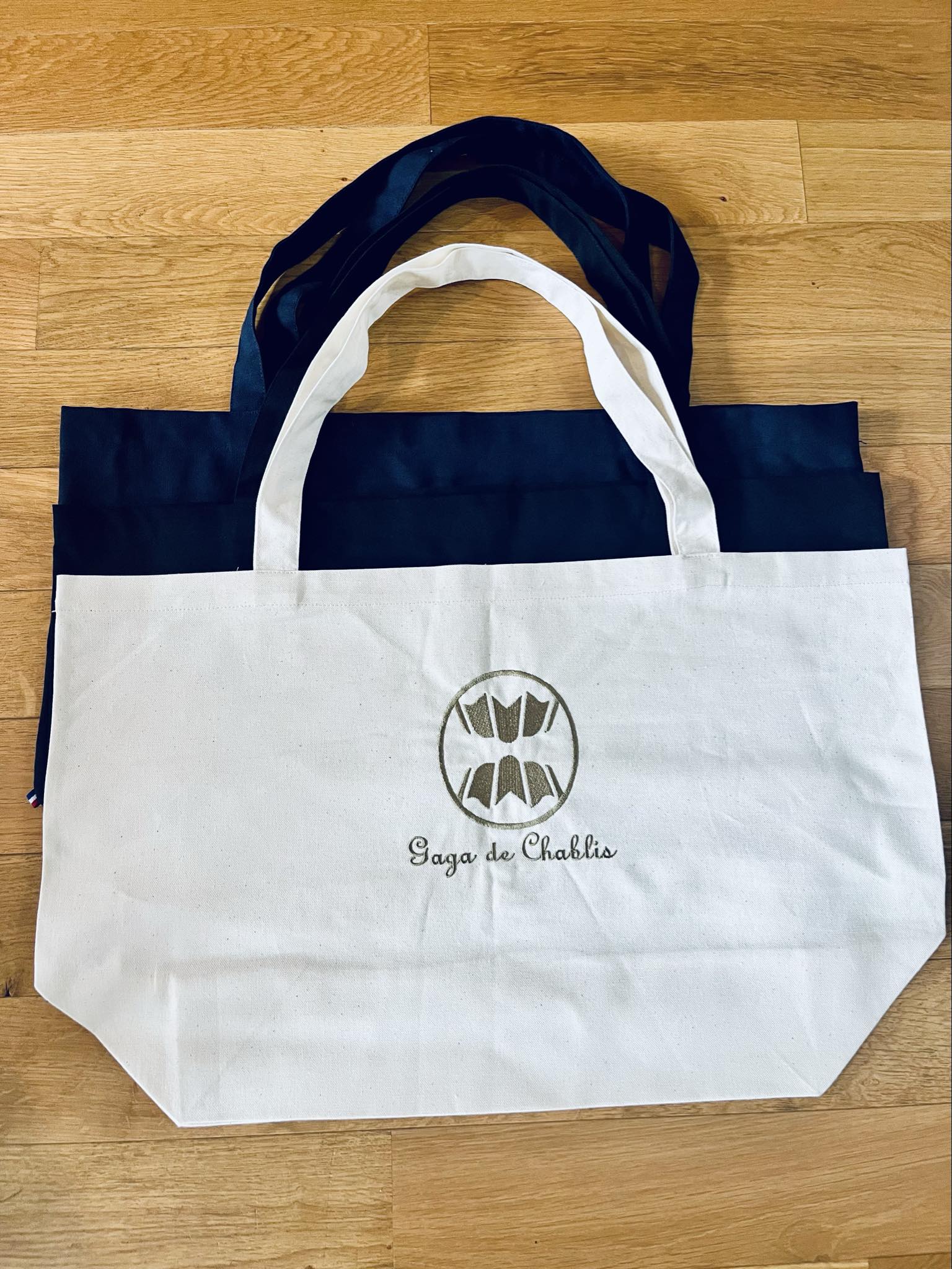 Sac Cabas en Toile résistante - Fabriqué en France - Broderie Auxerre – Image 2
