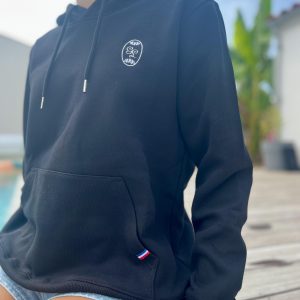 Sweat à capuche femme Léonie éco-responsable. Fabriqué en France. Gaga de L à Auxerre.